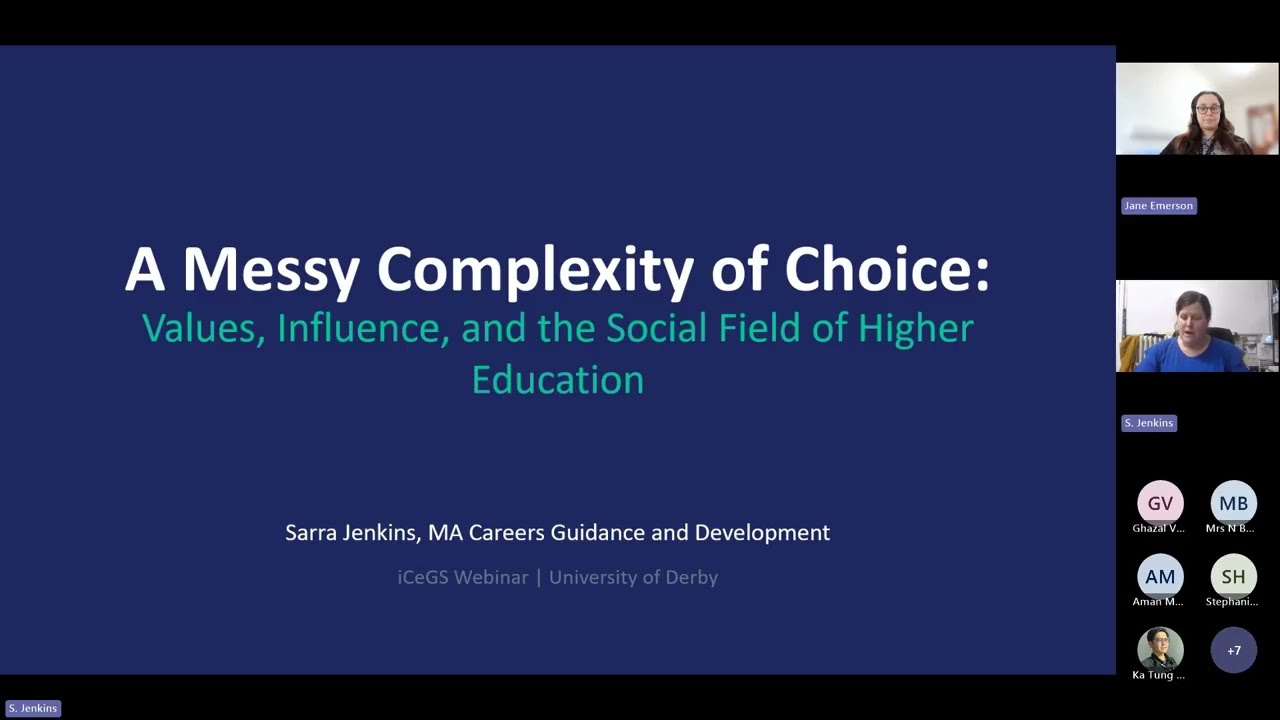 iCeGS Seminar- Inside the Social Field of HE Decision-Making: