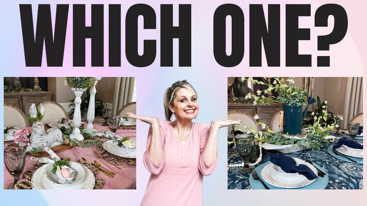 HOMEGOODS VS TARGET | SPRING TABLE DECORATION IDEAS | SPRING DECORATE WITH ME