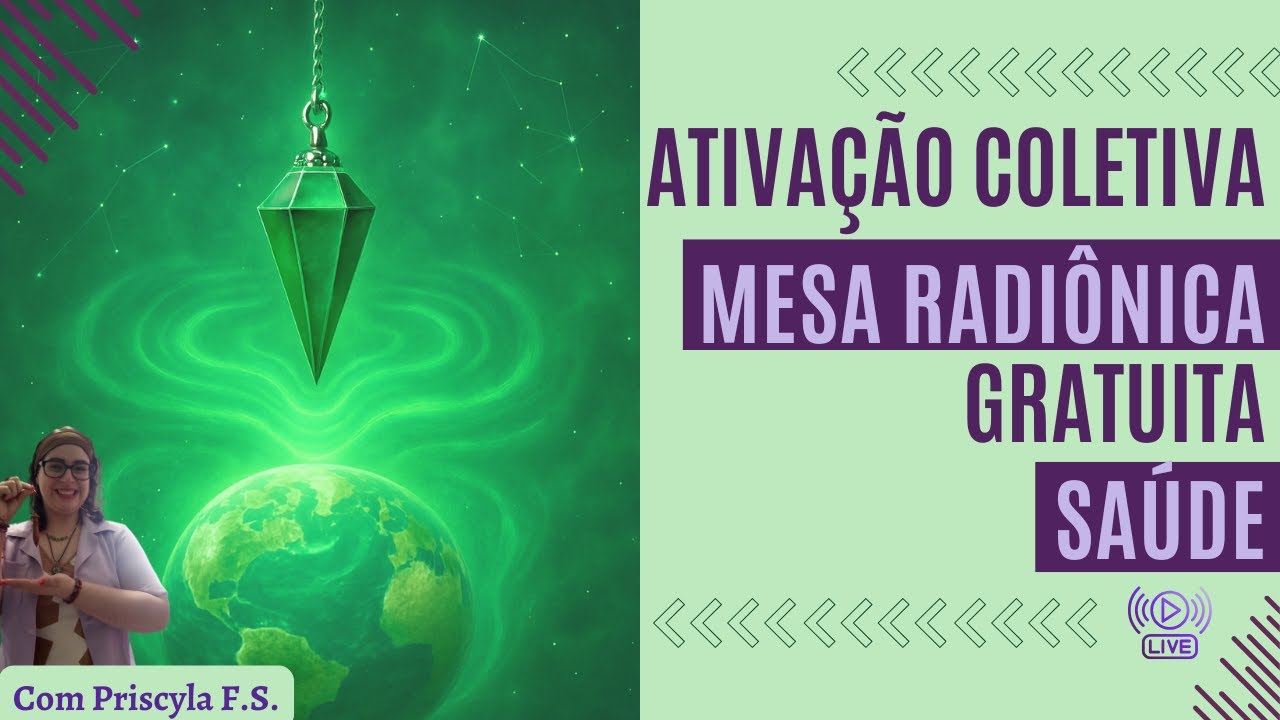 21º Ativação Coletiva GRATUITA da Mesa Radiônica para SAÚDE  #saude #atendimentogratuito