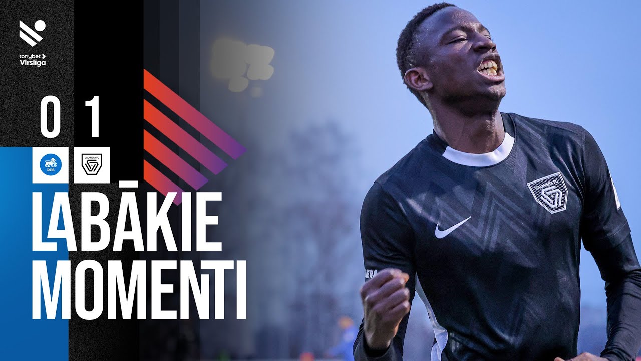 2. kārta: RFS 0:1 Valmiera FC (Labākie momenti)