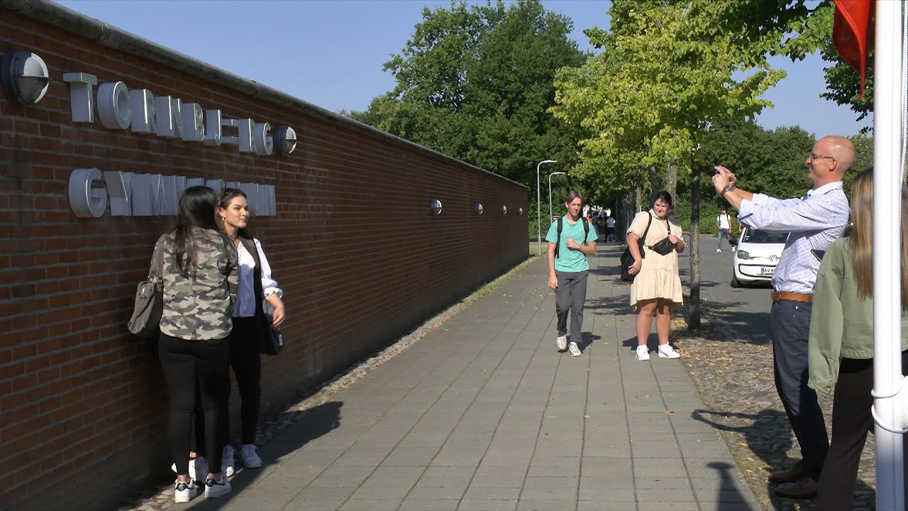 Første skoledag på Tornbjerg Gymnasium