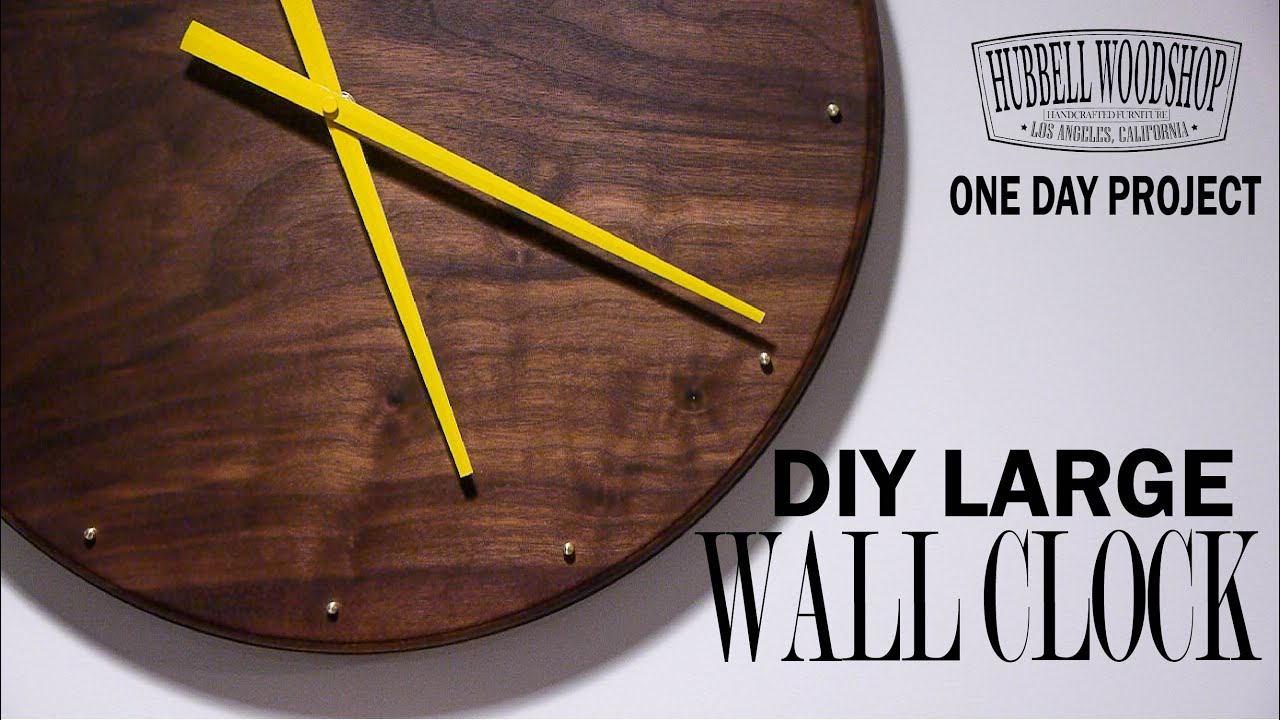 EASY Wall Clock - One Day Build
