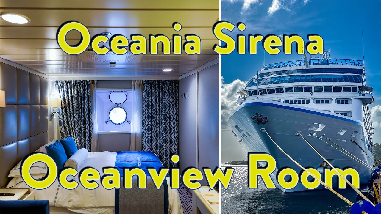 What is the smallest cruise cabin on Oceania Sirena like?