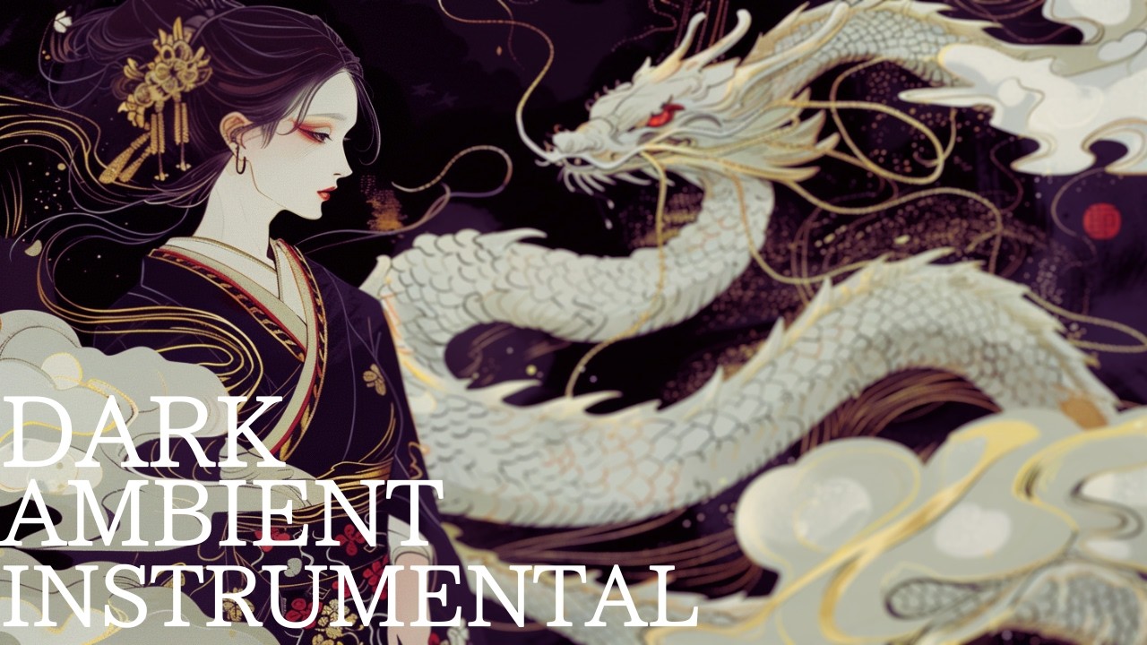 Japanese Dark Ambient instrumental | 白龍 Whispers of the White Divine Beast koto syakuhachi