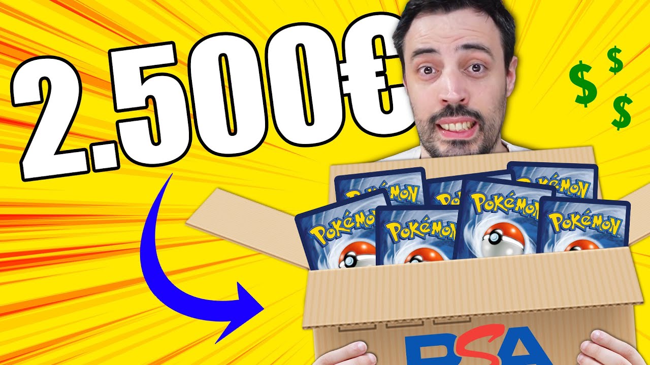 Spedisco OLTRE 2.500€ di CARTE POKÉMON a GRADARE da PSA e BGS