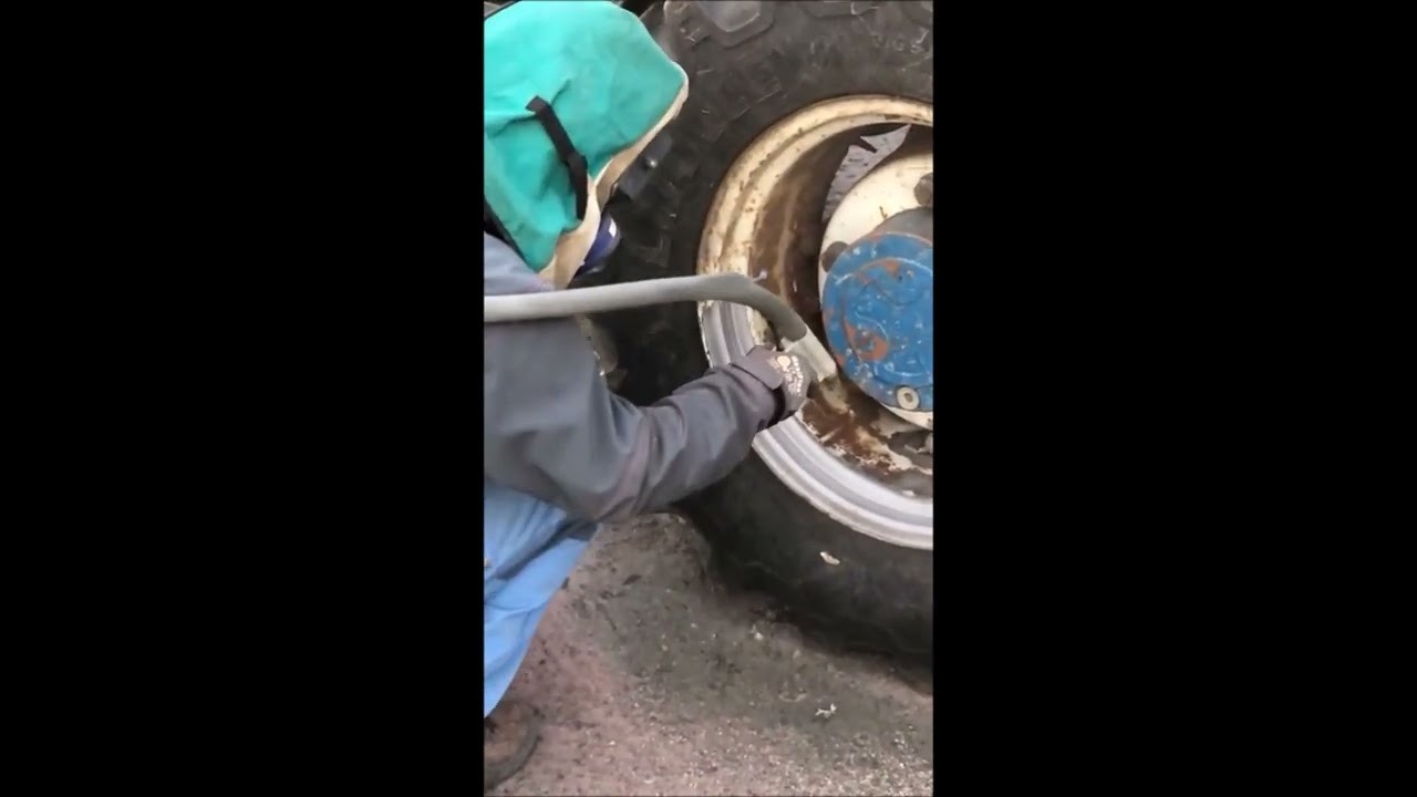 IBIX&reg; Sandbl&auml;ster - Ta bort f&auml;rg och rost fr&aring;n f&auml;lgar