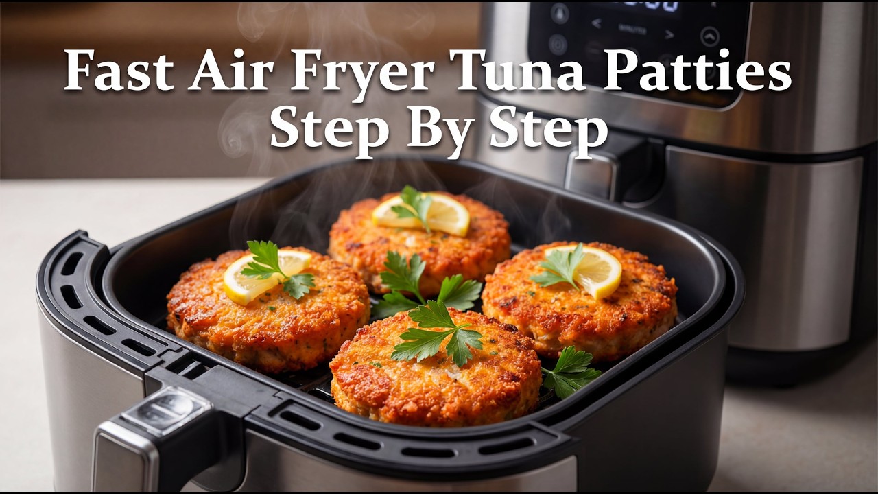 Fast Healthy Air Fryer Tuna Patties Cooking Guide Step By Step