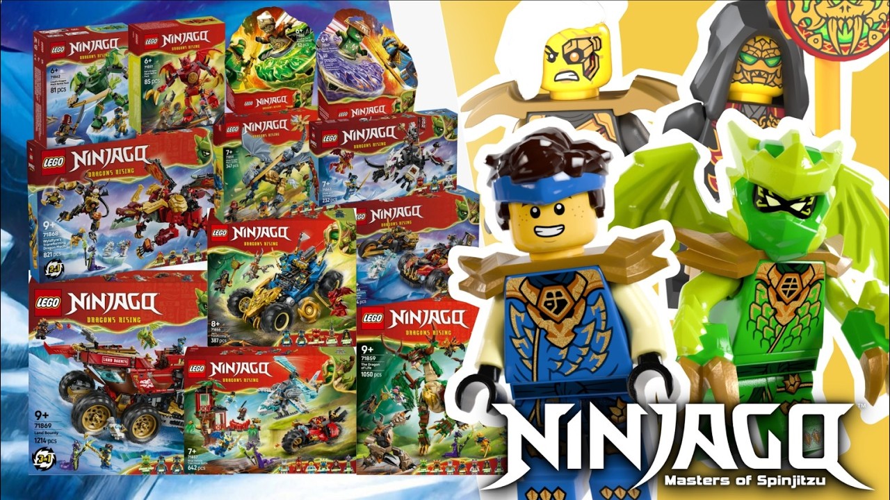 Я ИСПРАВИЛ новые наборы Ninjago 2026 Dragons Rising!!!