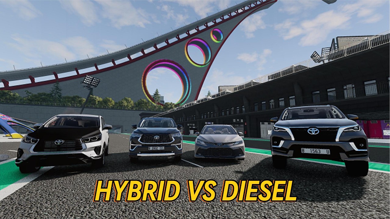 Mobil Hybrid vs Mobil Diesel - Beamng Challenge #1