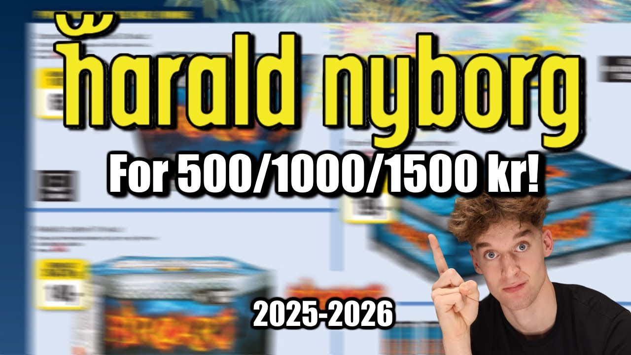 Fyrv&aelig;rkeri for 500/1000/1500 Kr - Harald Nyborg (25/26)