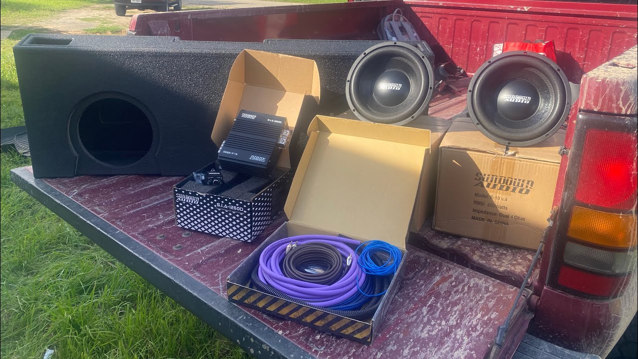 Installing Subs In A 2004 Single Cab GMC
