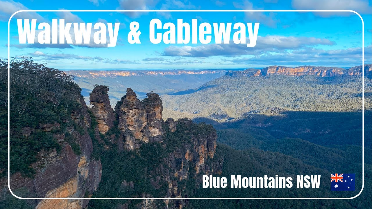 [4K HDR] Scenic Walkway, Scenic Cableway | Blue Mountains Walking Tour | NSW Australia Walk