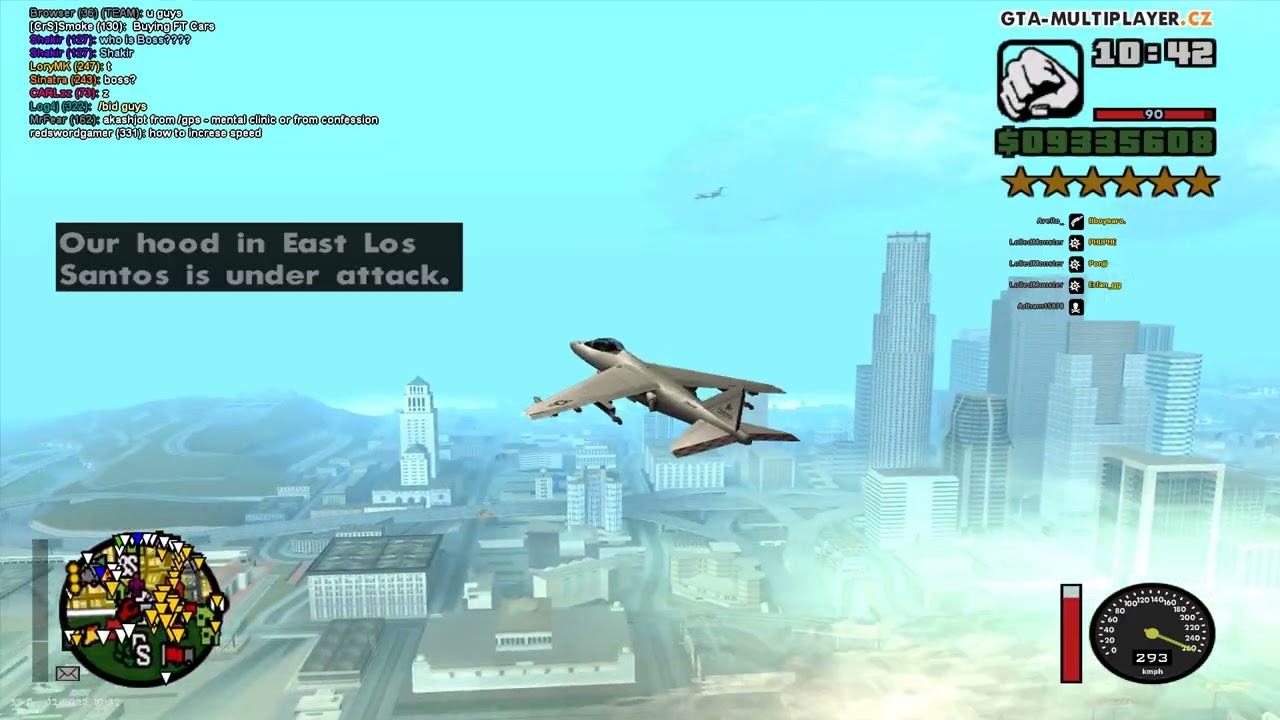 GTA wtls2 Hydra vs vagos part1