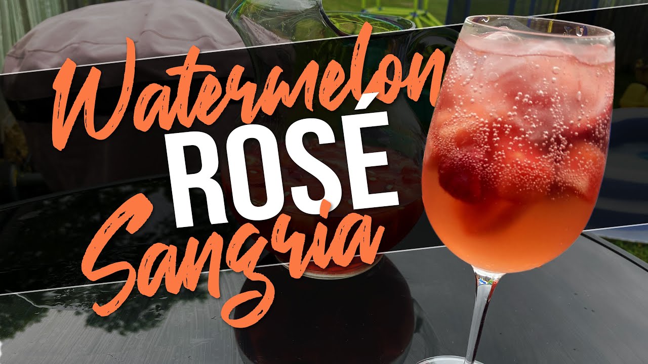 ROSE WINE SANGRIA RECIPE | Refreshing Summer Drinks | Sangria Recipe