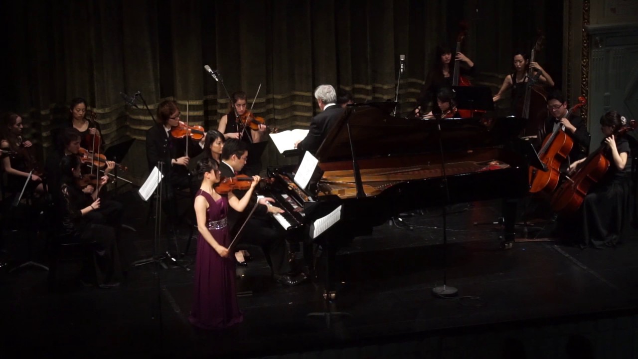 Mendelssohn: Concerto d-moll for Violin, Piano and String Orchestra 3rd mvt Narihito Mukeda(Pf)向田成人