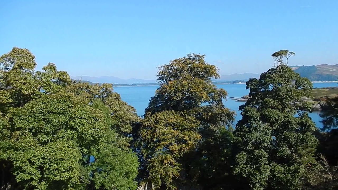 View from Dunstaffnage Castle in Oban, Scotland