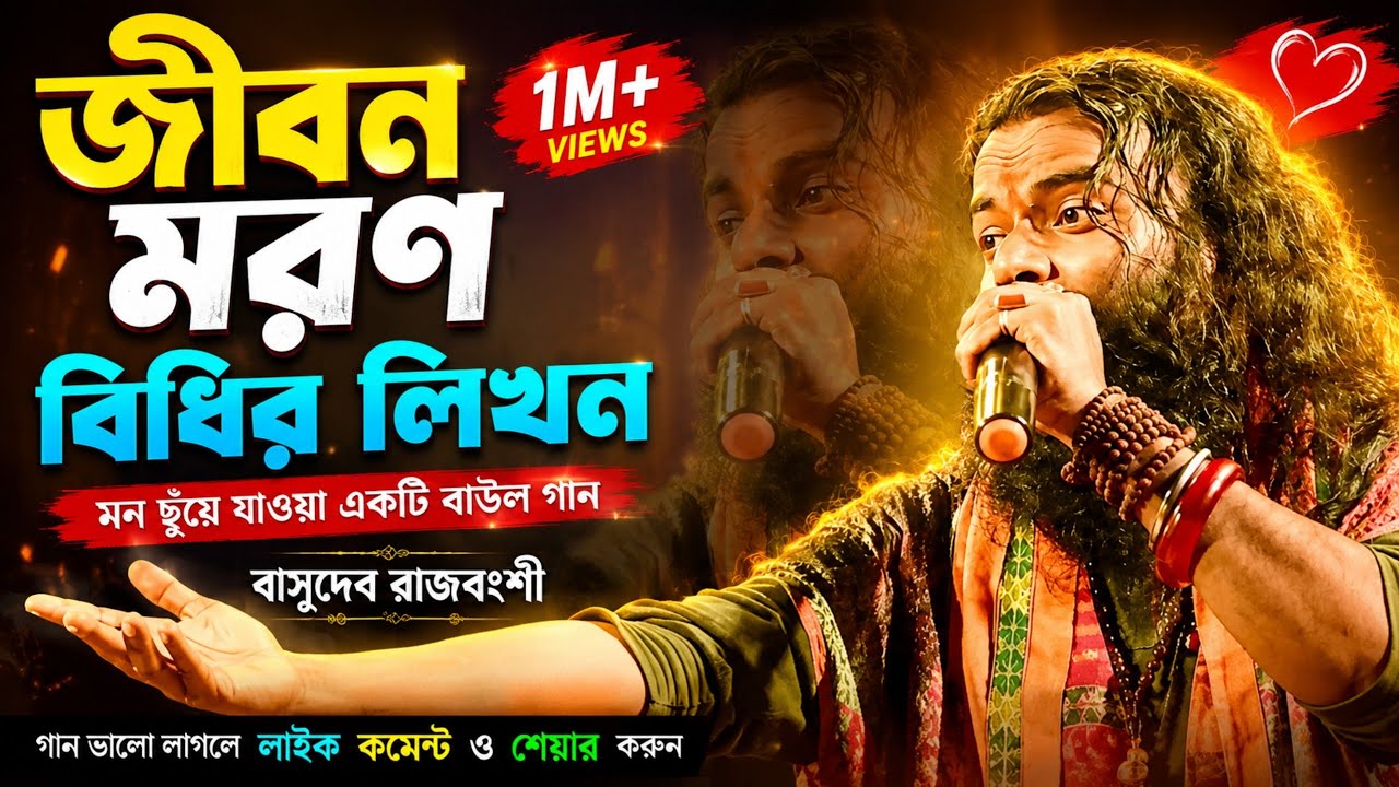JIBON MORON BIDHIR LIKHON || BASUDEB RAJBANSHI || আজ আছি কাল নেই ভবে || বাসুদেব রাজবংশী ||