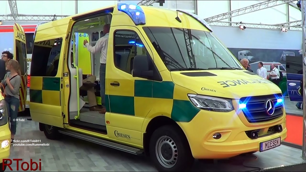 C Miesen medical transport ambulance on the RETTmobil 2018 expo in Germany (for Denmark?)