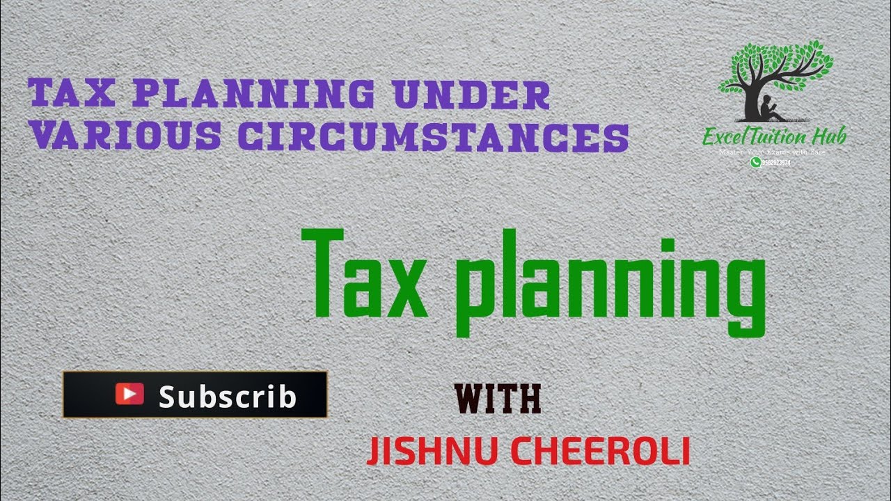 Tax planning under various circumstances - Nature of Business.Part 2Mcom S4 Calicut university