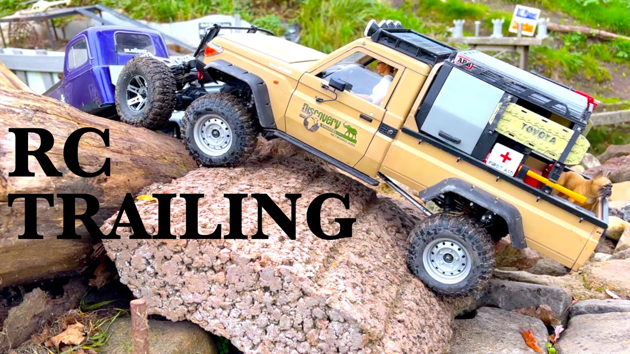 RC TRAIL RIDING @ CRAWLER CLUB TRAILS 2024(4K)