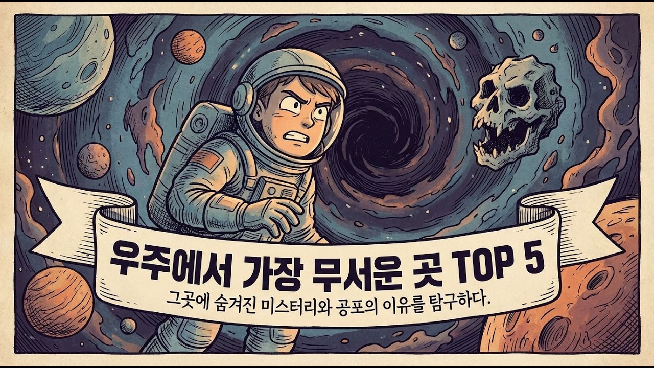 우주에서 마주하는 가장 무서운 곳들은 어디일까요?