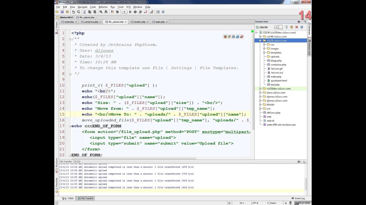 Intro to PHP - Day 26 - Uploading Images and Resizing