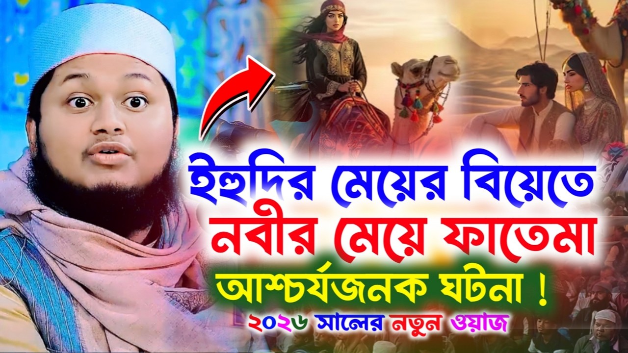ইহুদির মেয়ের বিয়েতে বিশ্ব নবীর কন্যা ফাতেমা না আসলে ইহুদির মেয়ে বিয়ে করবে না শুনে সবাই অবাক #waz