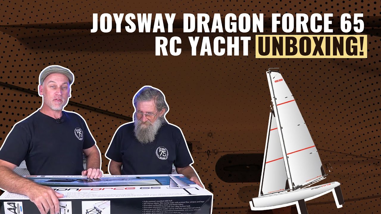 Распаковка радиоуправляемой яхты Joysway Dragon Force 65 V7 | #askhearns