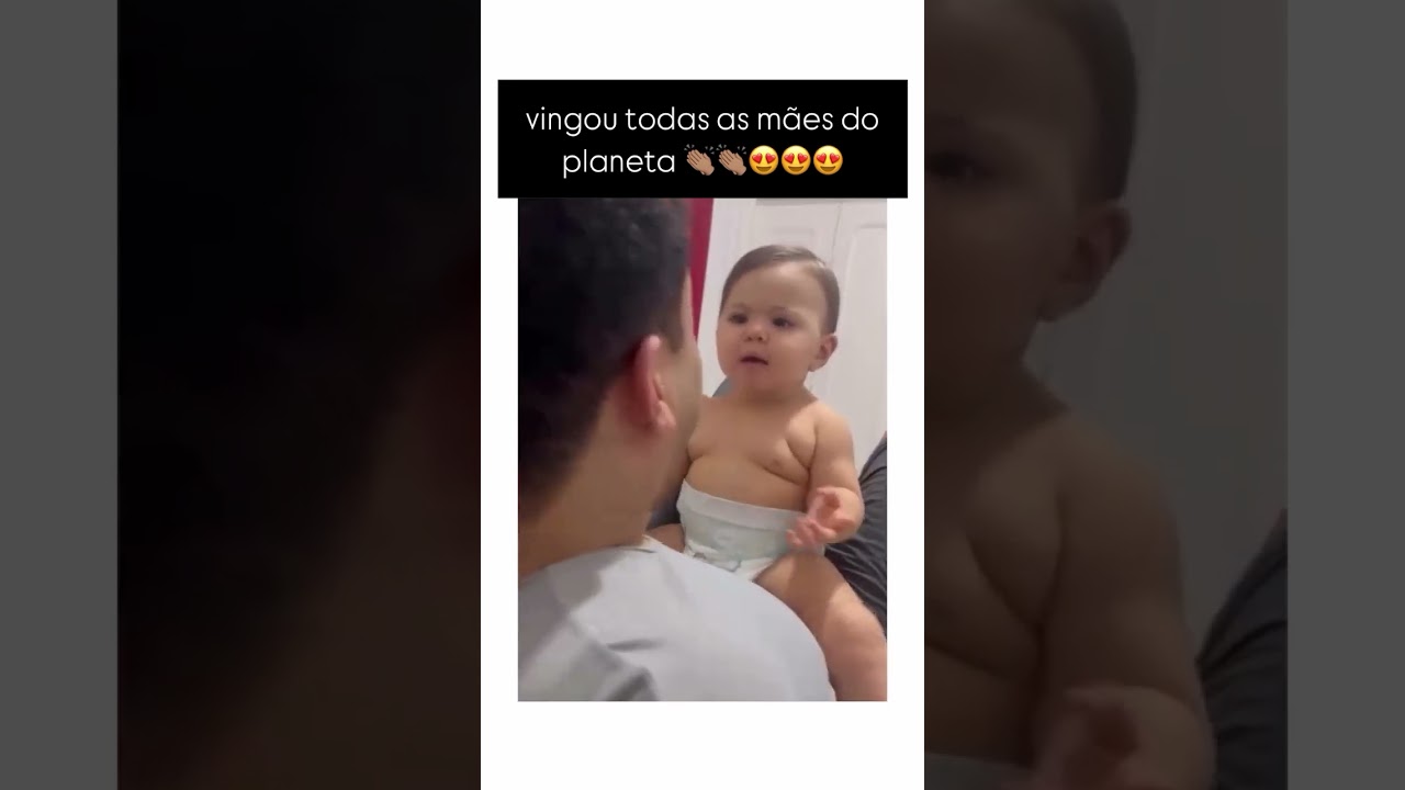 Mam&atilde;e ou papai?🤣 #family #bebes #m&atilde;e #shorts #amor #memes #kids #divertido #rir #brincar #crian&ccedil;as