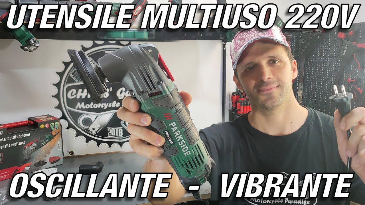 Elettroutensile Multifunzione Oscillante Vibrante 220v 310W PARKSIDE - PMFW 310 D2