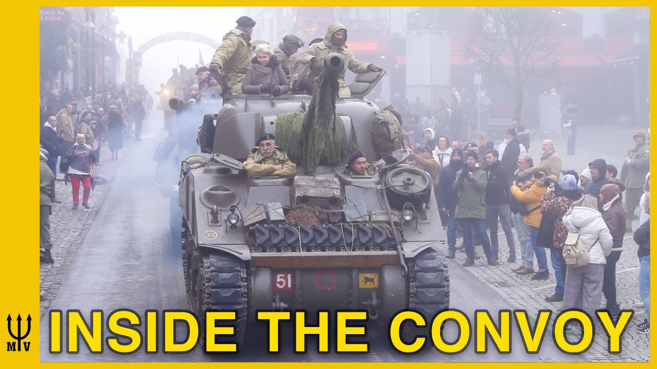 👉 POV WWII Armored Convoy Through Bastogne