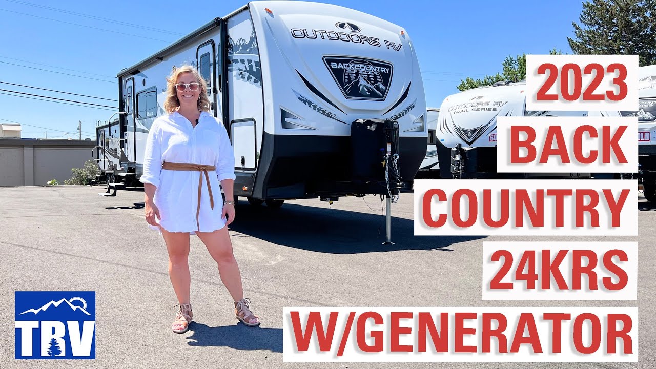 New 2023 Outdoors RV Back Country 24KRS Off Grid Travel Trailer with Generator