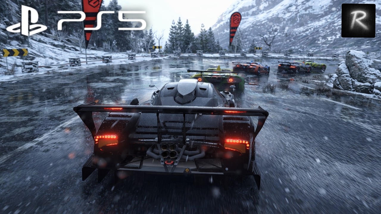 Pagani Zonda R Driving in Heavy Rain - Driveclub PS5 Gameplay (4K)