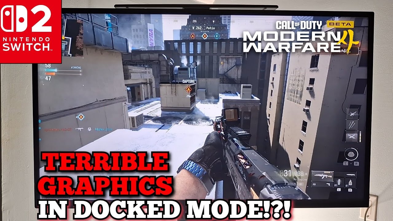 Modern Warfare 4 BETA Switch 2 Docked Multiplayer Gameplay | UGLY Graphics!?