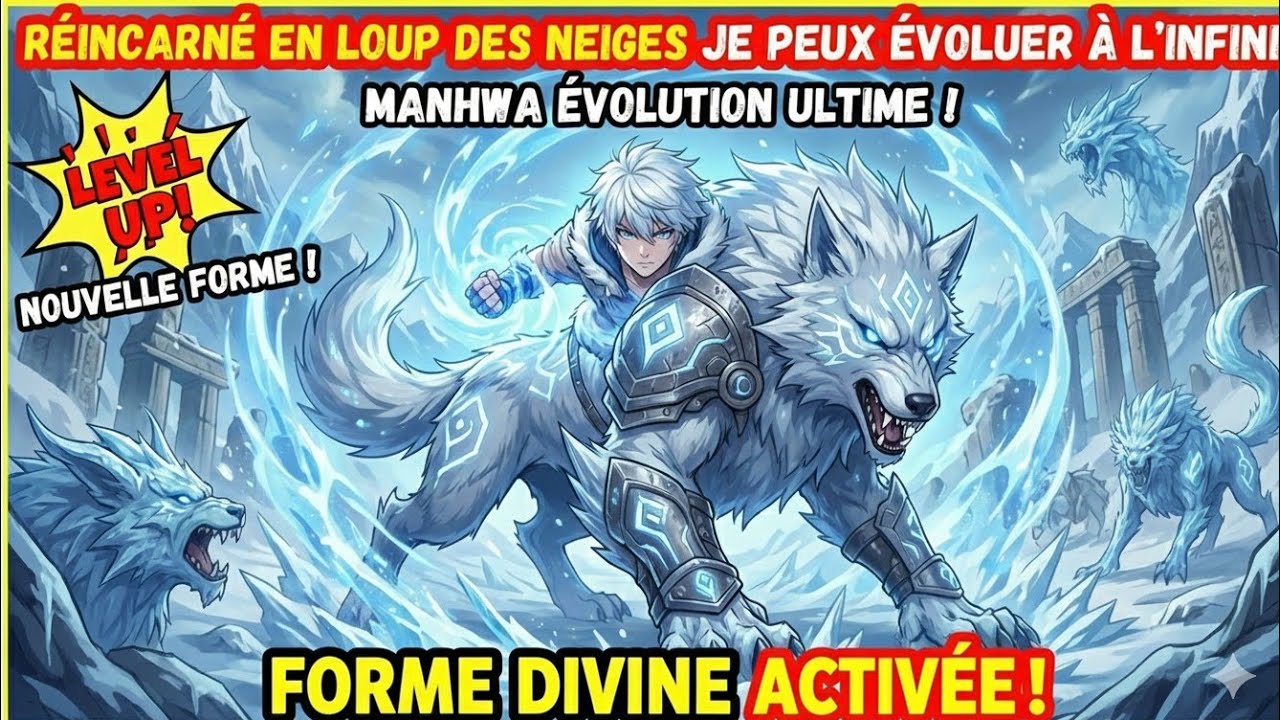 Réincarne en Loup des neiges je peux évoluer à l'infini 