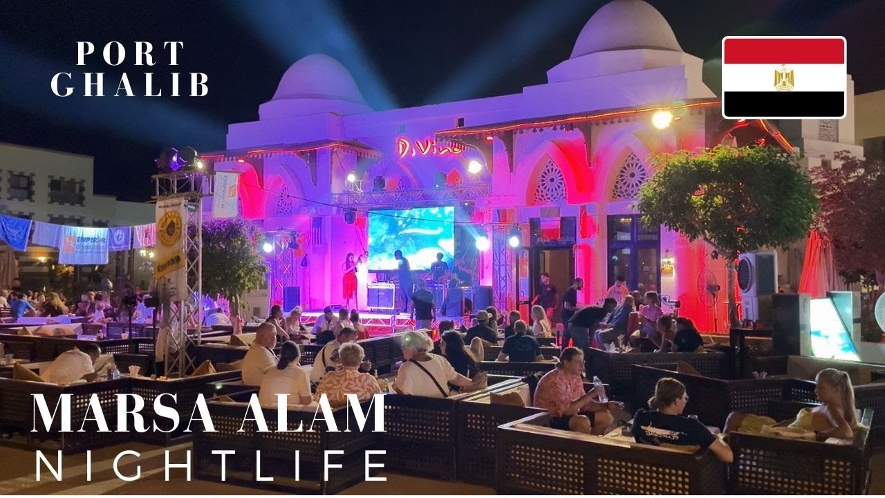 Marsa Alam Nightlife | Port Ghalib & Madinat Coraya | Friday Night Walking Tour Top Bars, Nightclubs