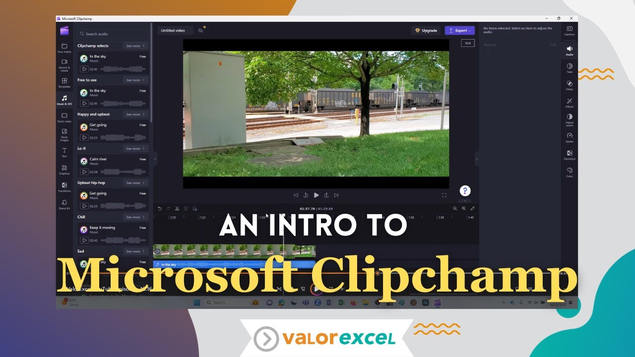 Введение в Microsoft Clipchamp