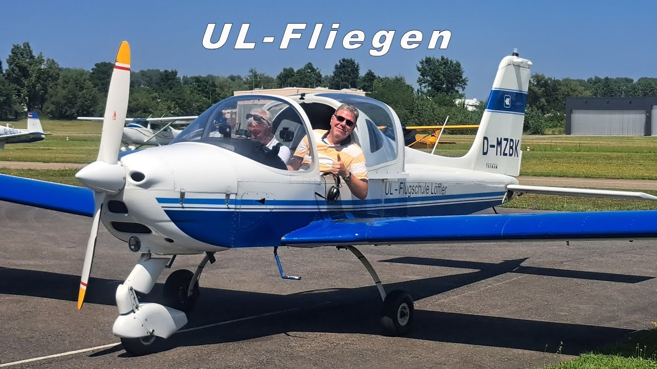 UL Fliegen bei Flugschule Löffler / Über die Pfalz