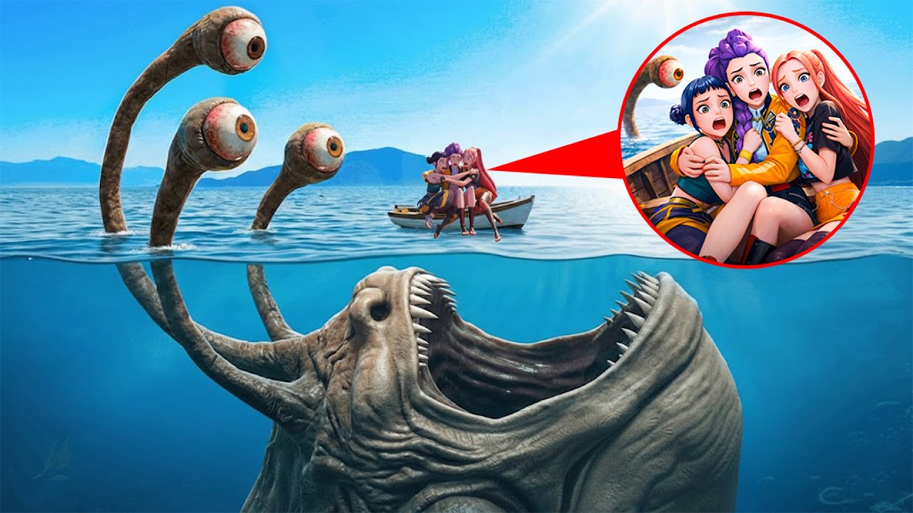 DRONE FOUND NEW SEA MONSTER CREATURE IN REAL LIFE ON CAMERA AT 3AM!