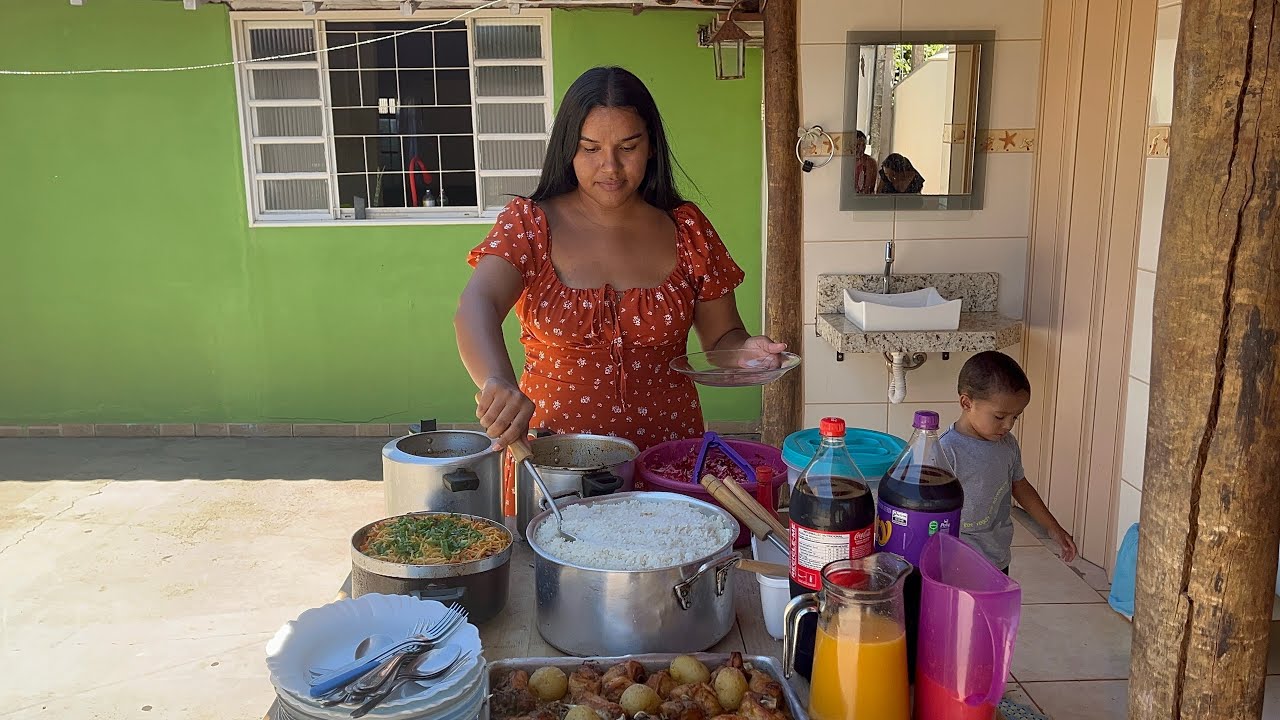 Fiz panelada nordestina🌵, almoço em família✨