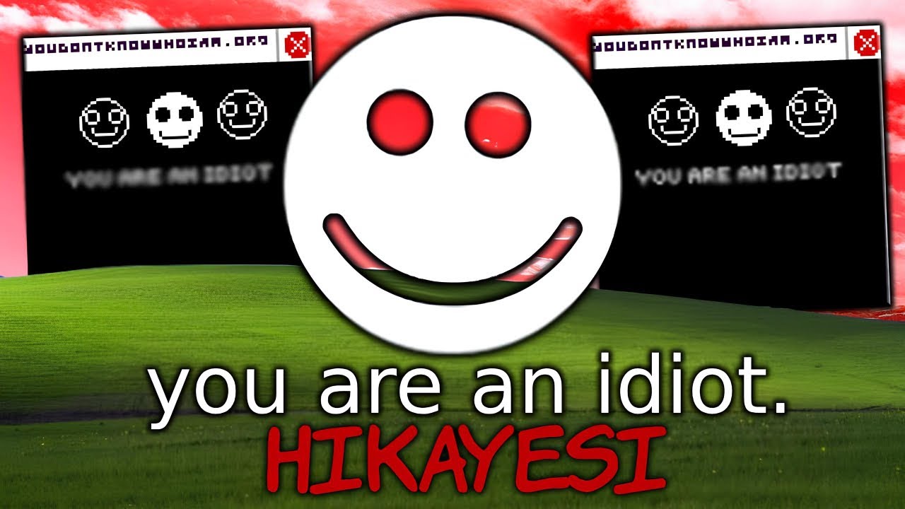 İnternetin En Rahatsız Edici Virüsü! - You Are An Idiot Gerçek Hikayesi