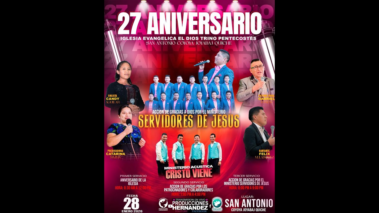 Segunda Parte / Iglesia el Dios Trino Pentecostés San Antonio Coyoya