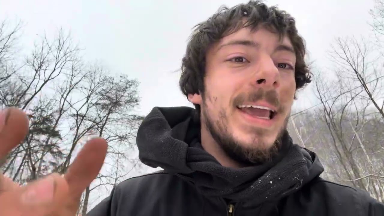 Surviving Freezing Temps with NO Tent - Camping/Bushcraft 
