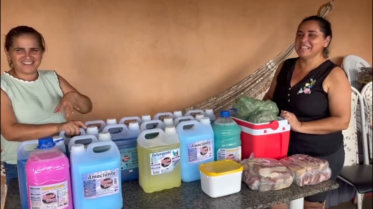 Tudo que Taciana comprou pra levar+almoço+janta+compras.