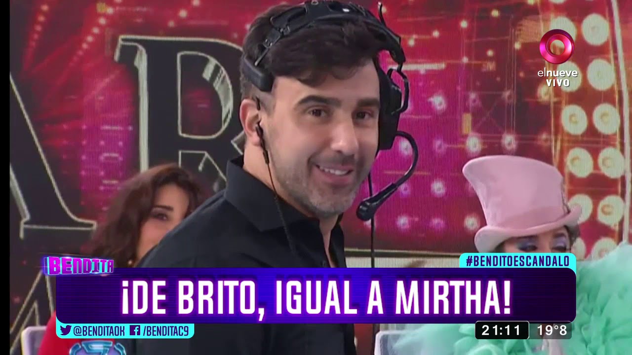 ¡De Brito, igual a Mirtha!