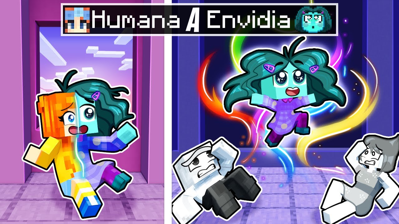 ¡De HUMANA a ENVIDIA en Minecraft!