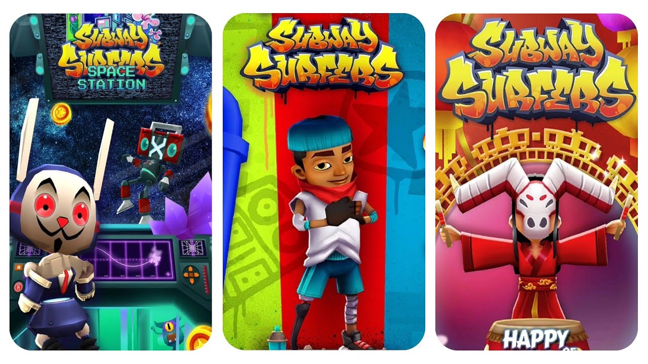 Subway Surfers Berlin vs Journey To The East vs Space Station