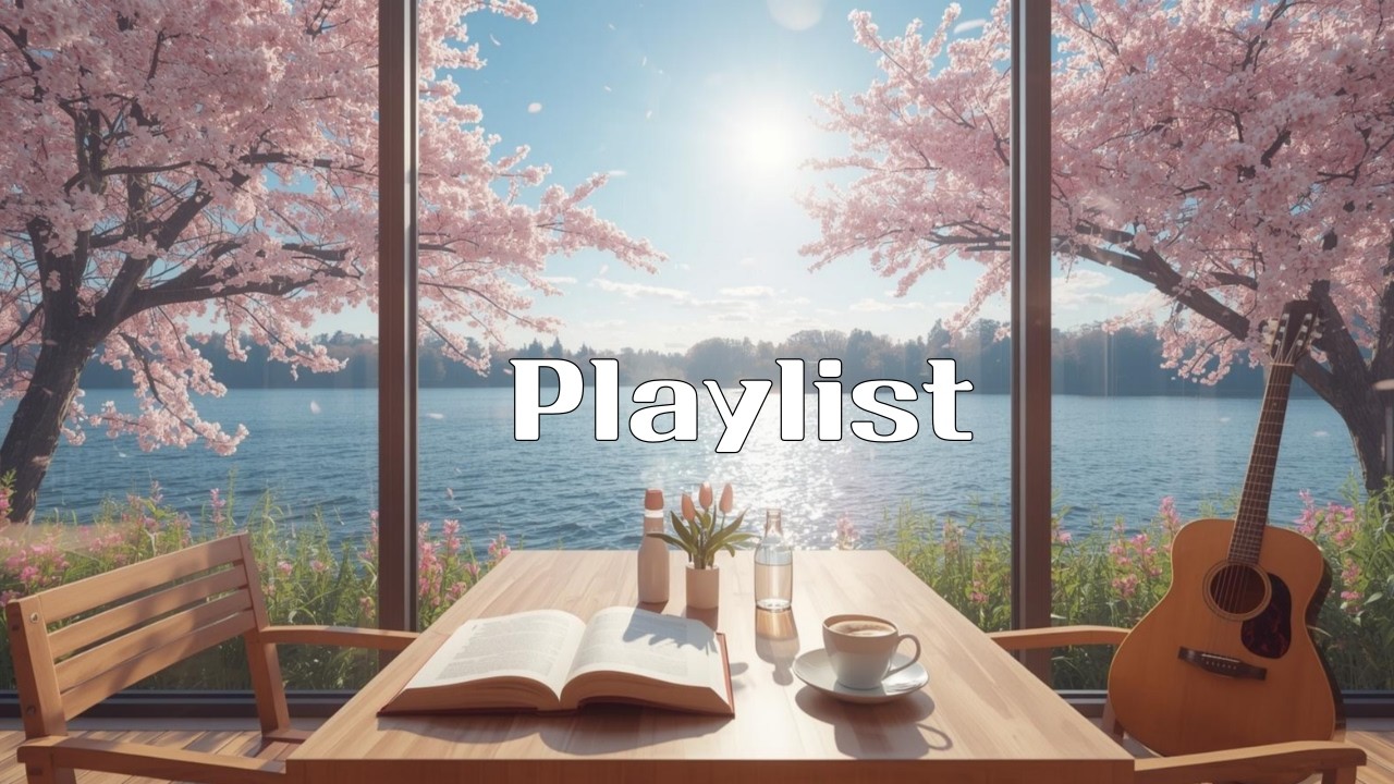 Playlist Vol.30 🎧그냥 틀어 놓으세요 🌸 햇살 가득한 주말 카페 음악 | 밝고 잔잔한 어쿠스틱 음악☕vlog cafe musicㅣ드라이브ㅣ일.공부