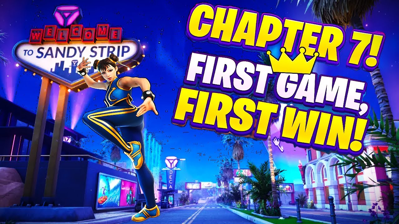 My First Game at Fortnite Chapter 7 + Crowned Victory Royale! (No Talking)