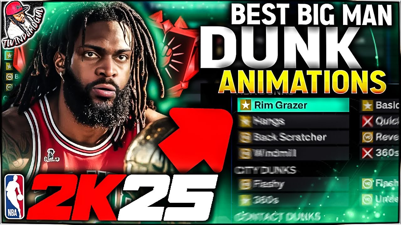 Best BIG Man Dunk Animations In NBA 2K25!